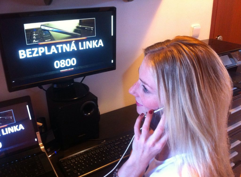 Telefonovanie prostredníctvom bezplatnej linky 0800